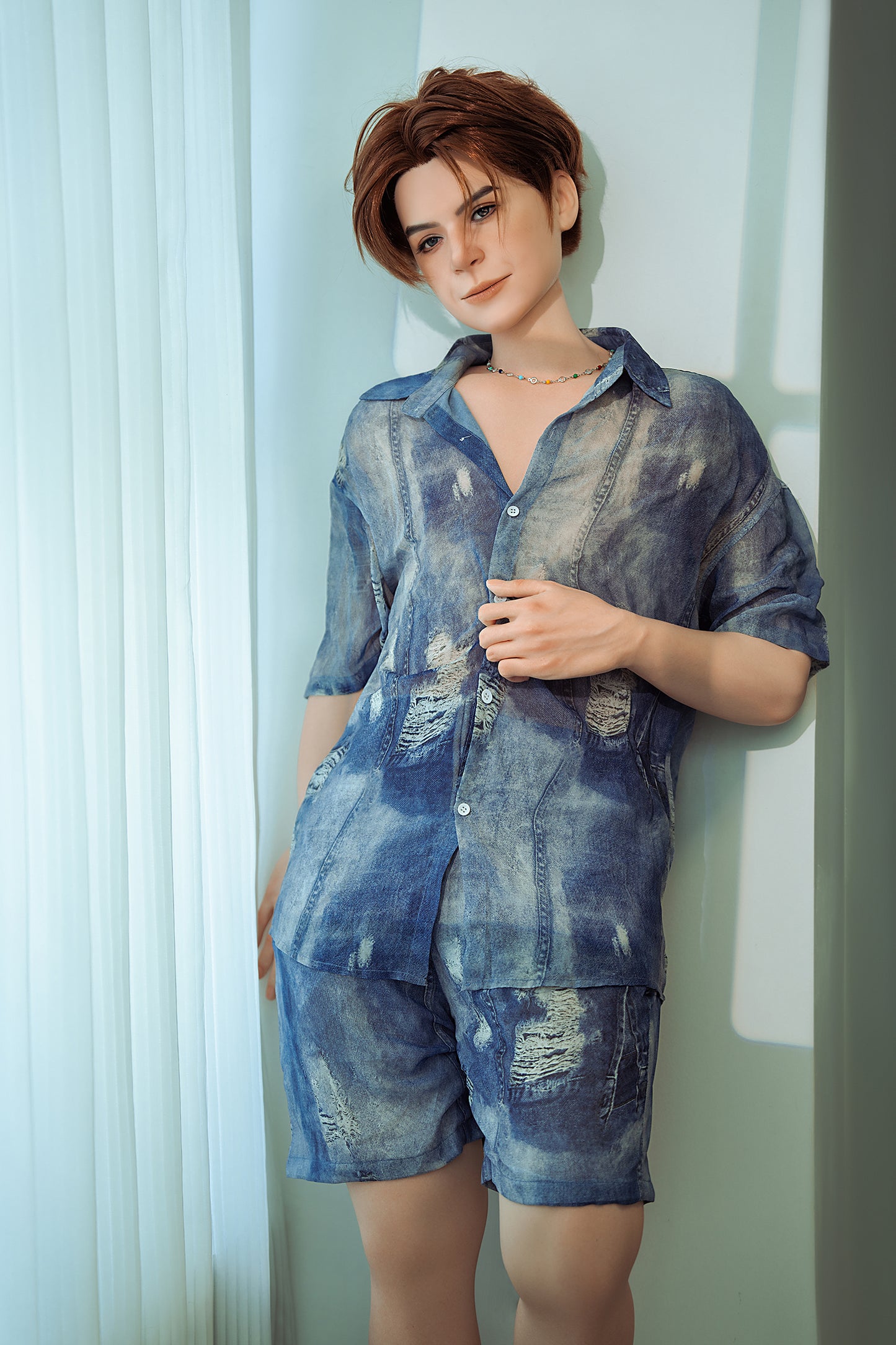 Nick-160cm(5ft24'') Male Full Silicone Sex Doll - SY Sex Doll