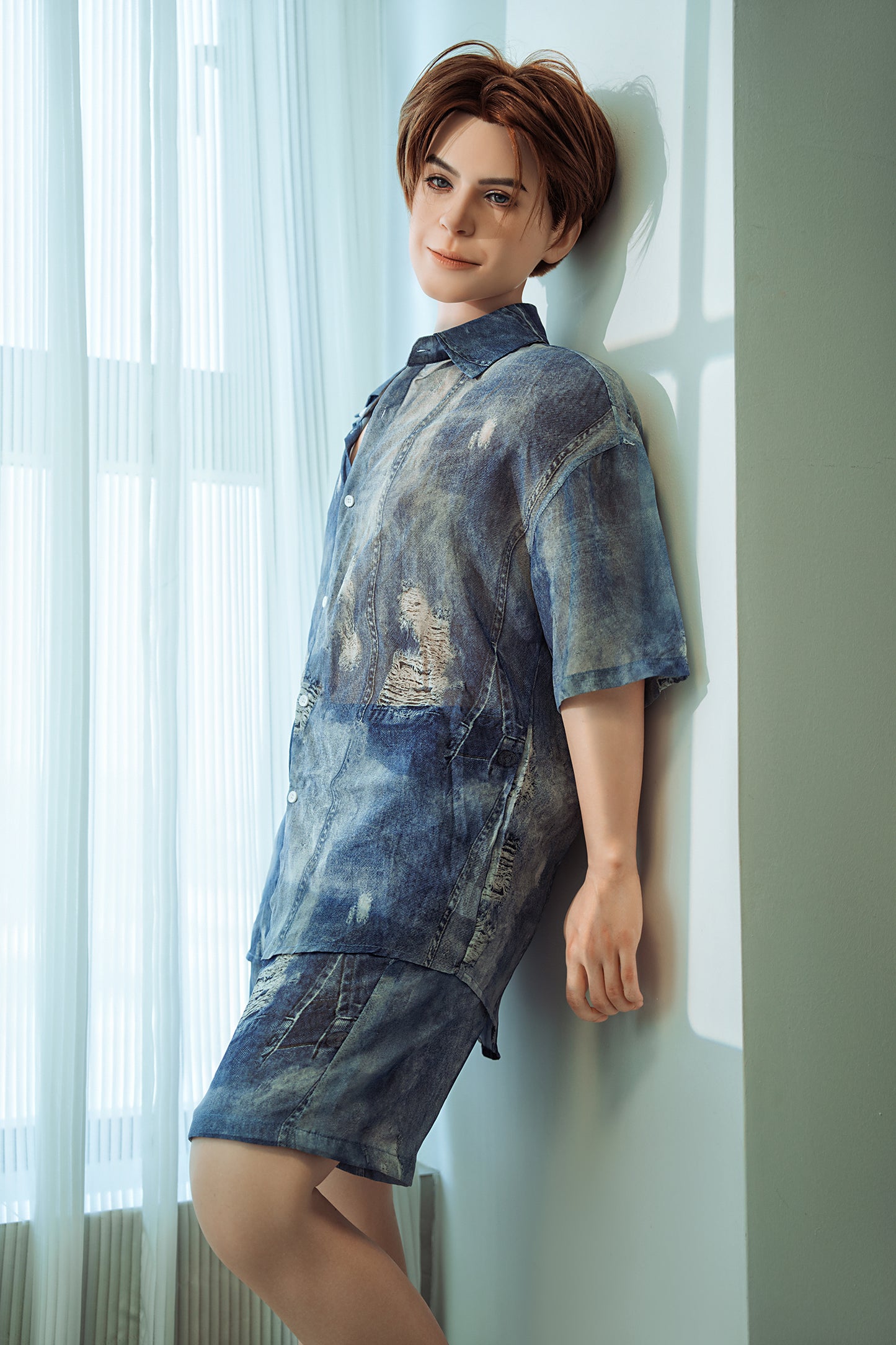 Nick-160cm(5ft24'') Male Full Silicone Sex Doll - SY Sex Doll