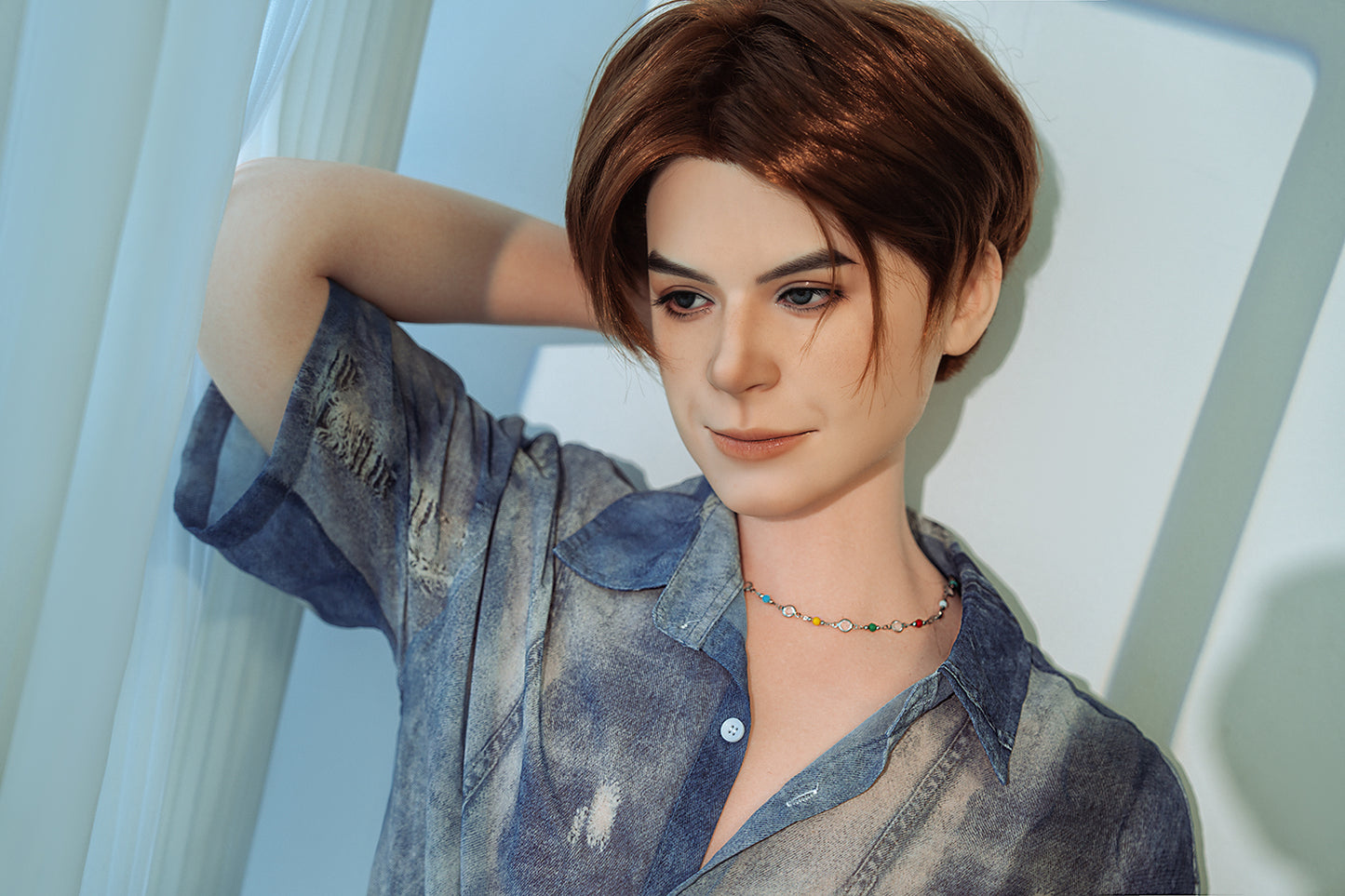 Nick-160cm(5ft24'') Male Full Silicone Sex Doll - SY Sex Doll