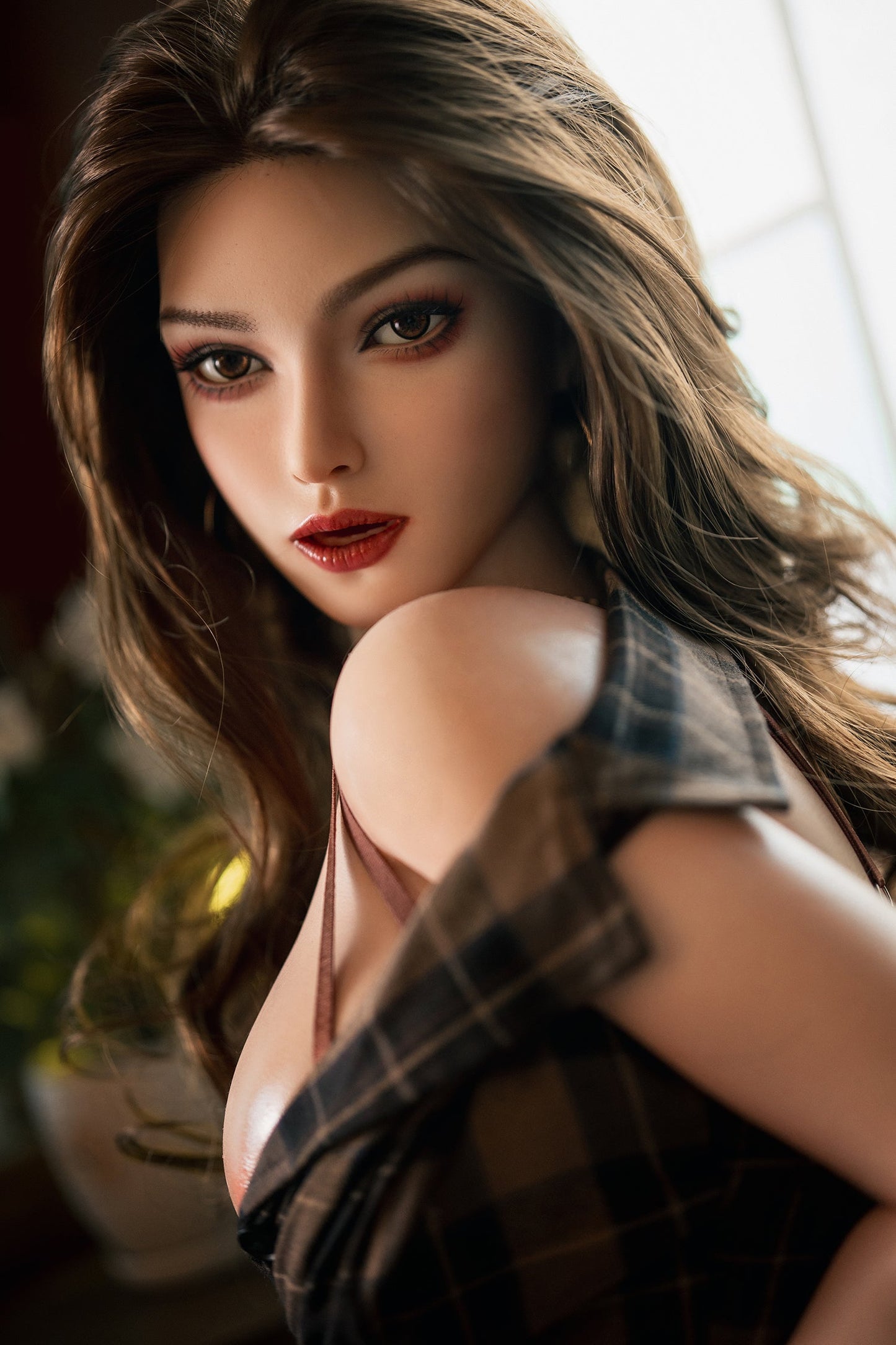 Alexia -164cm/5'38" D cup Full Silicone Sex Doll (Movable Jaw)- SY Doll
