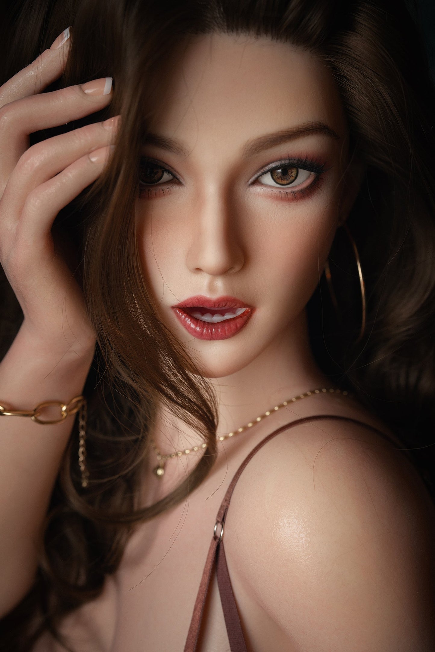 Alexia -164cm/5'38" D cup Full Silicone Sex Doll (Movable Jaw)- SY Doll