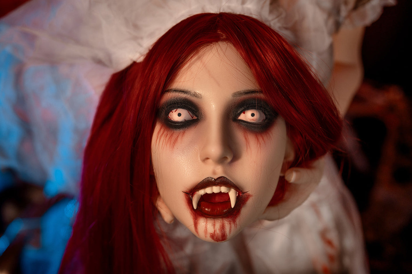 Amanda - 169cm/5'54" E cup Silicone Head+TPE Body Sex Doll(Movable Jaw)  - SY Doll