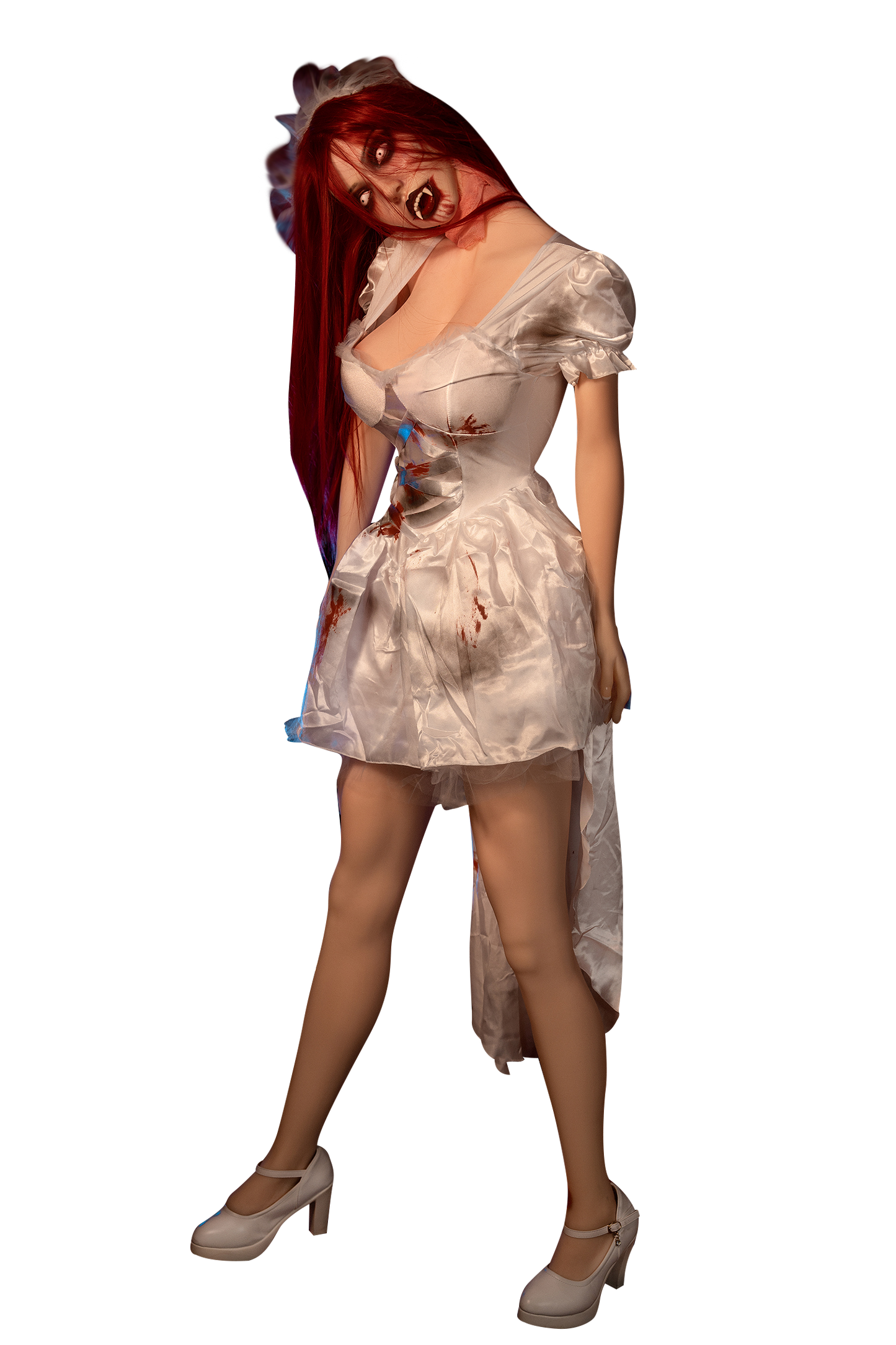 Amanda - 169cm/5'54" E cup Silicone Head+TPE Body Sex Doll(Movable Jaw)  - SY Doll