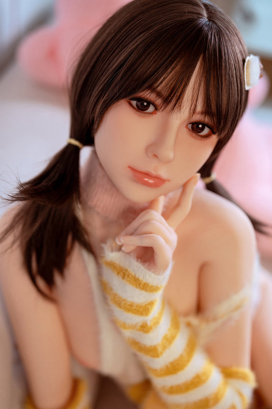 Sophia - 150cm/4'92" A cup Silicone Head+TPE Body - SY Doll Flat Chest