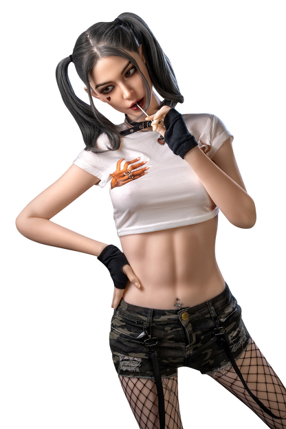 Eudora- 173cm/5'67" C cup Silicone Head+TPE Body Sex Doll (Movable Jaw) - SY Doll