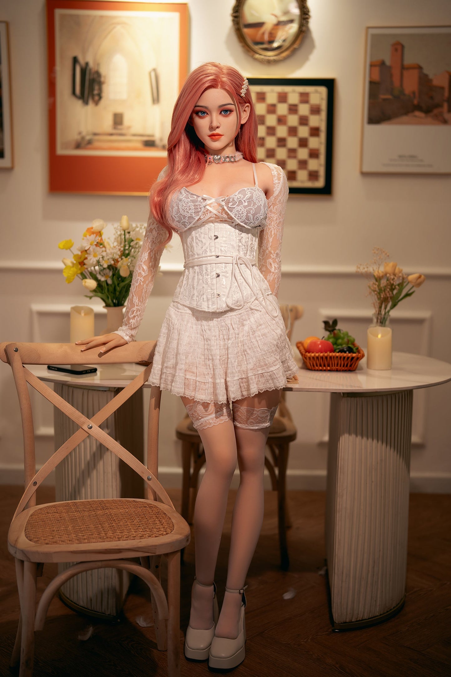 Reese -160cm/5'24" C cup Silicone Head+Tpe Body Sex Doll - SY Doll