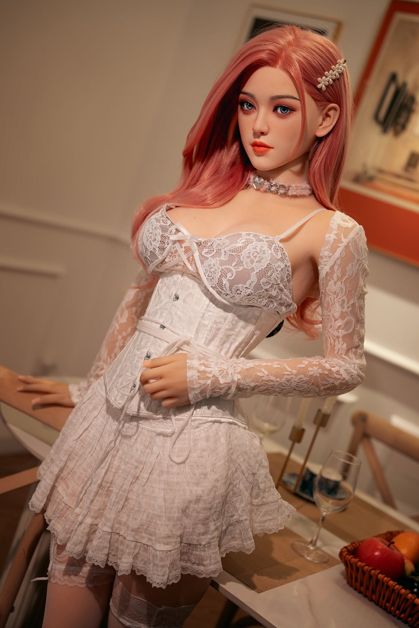 Reese -160cm/5'24" C cup Silicone Head+Tpe Body Sex Doll - SY Doll