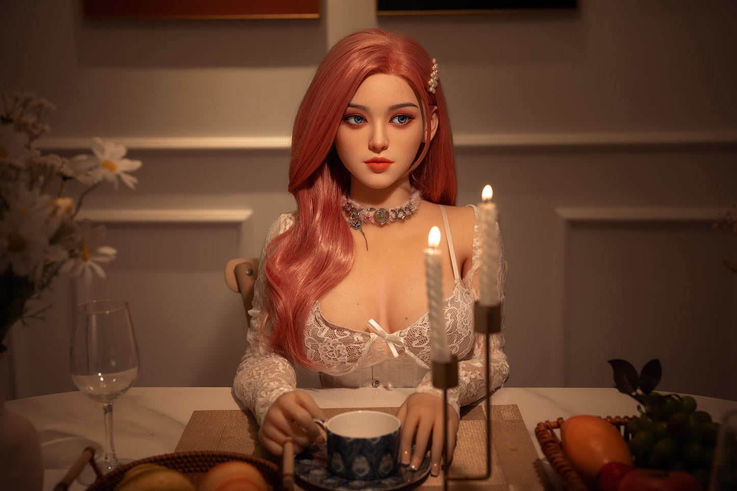 Reese -160cm/5'24" C cup Silicone Head+Tpe Body Sex Doll - SY Doll