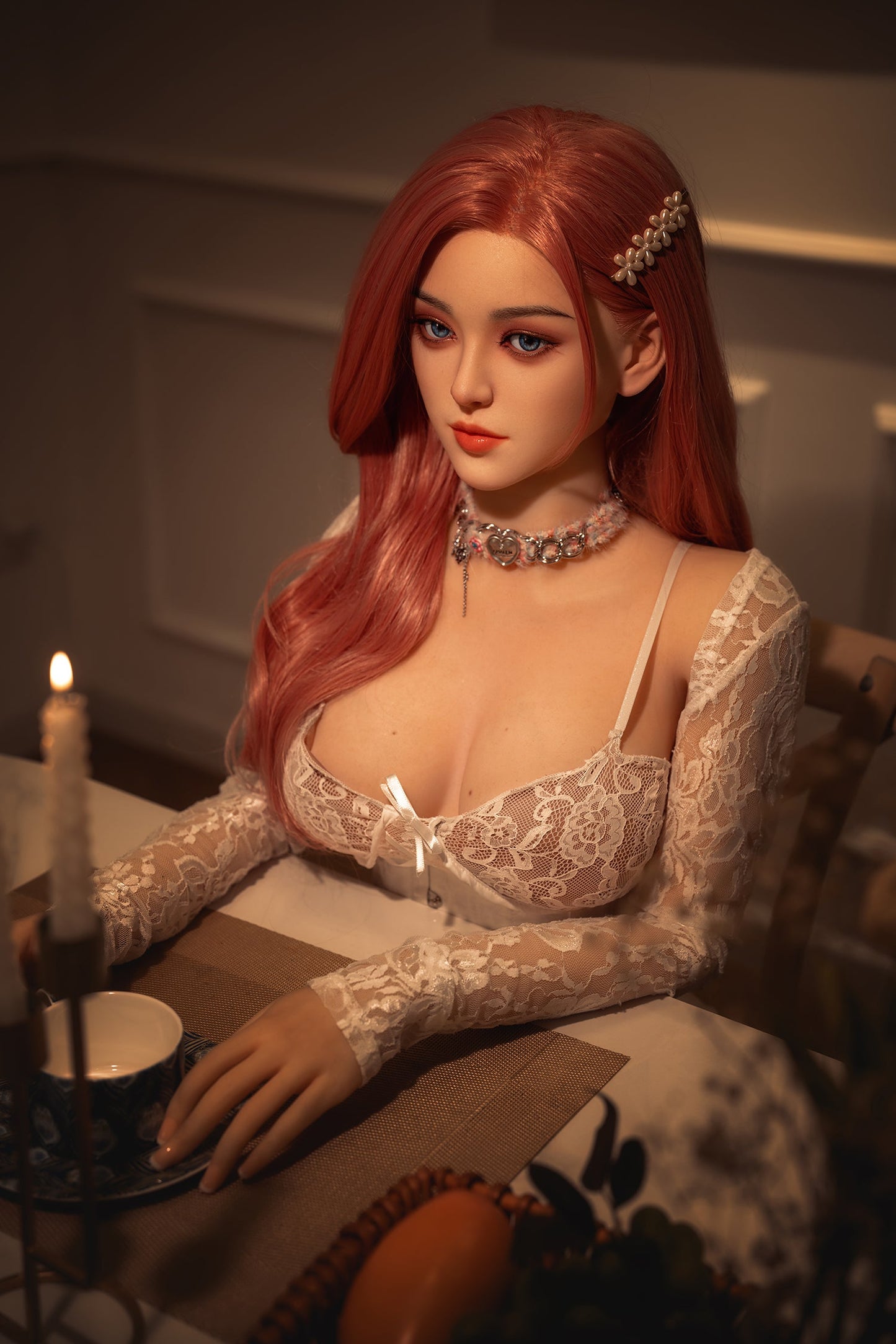 Reese -160cm/5'24" C cup Silicone Head+Tpe Body Sex Doll - SY Doll