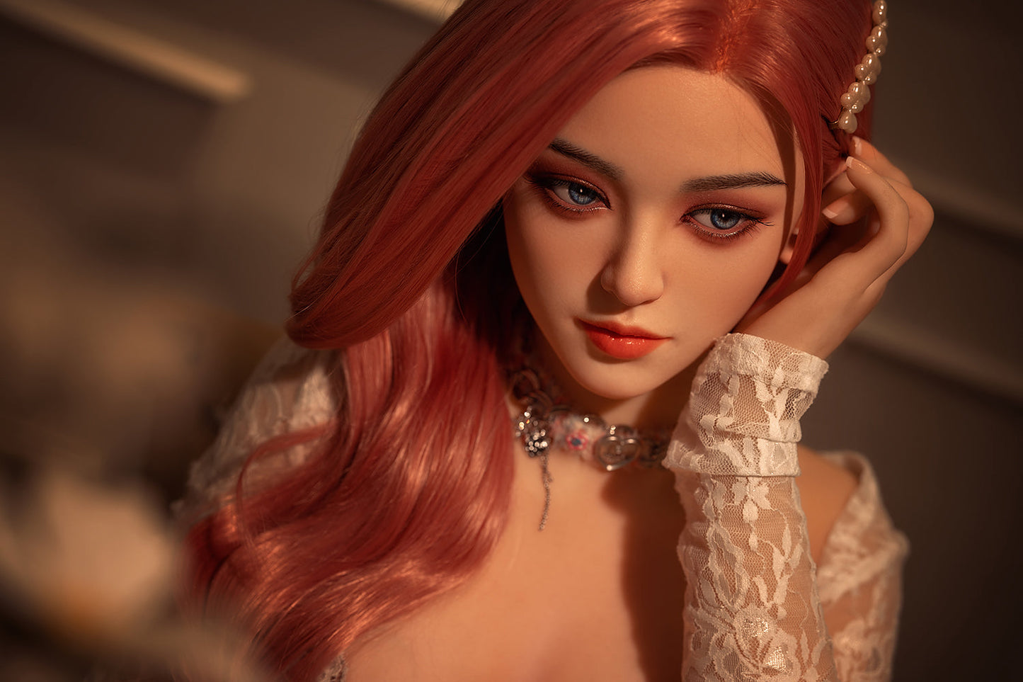 Reese -160cm/5'24" C cup Silicone Head+Tpe Body Sex Doll - SY Doll