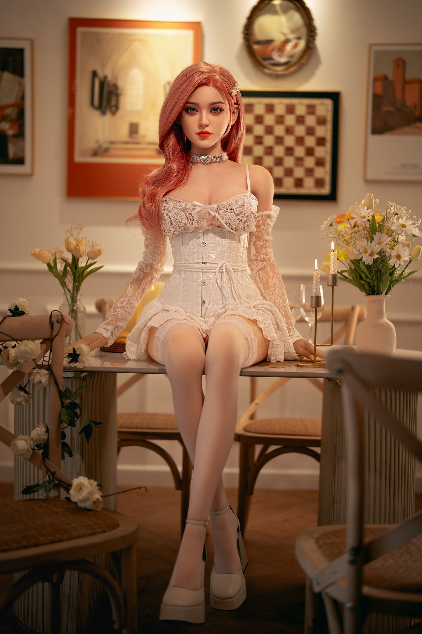 Reese -160cm/5'24" C cup Silicone Head+Tpe Body Sex Doll - SY Doll