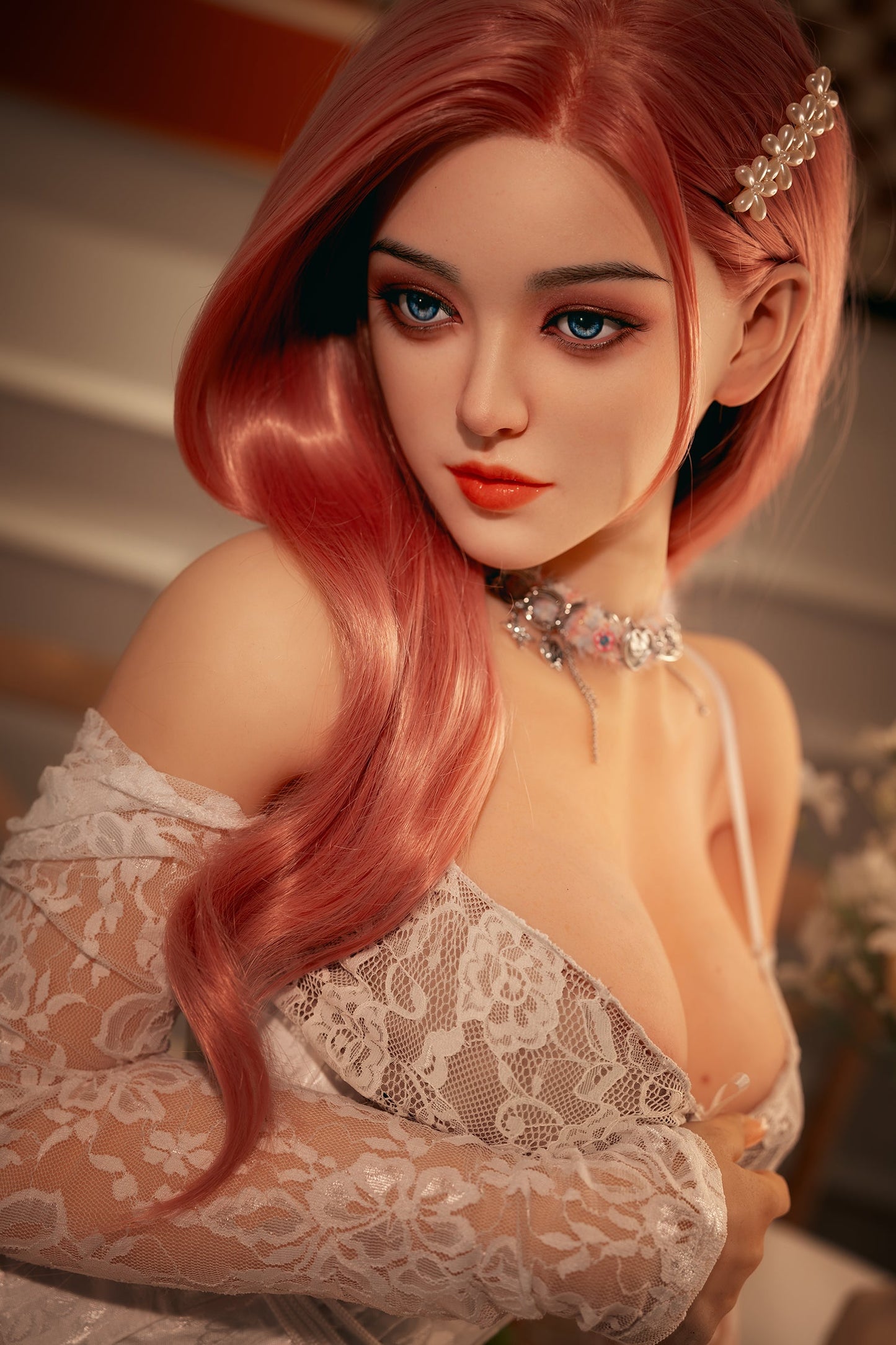 Reese -160cm/5'24" C cup Silicone Head+Tpe Body Sex Doll - SY Doll