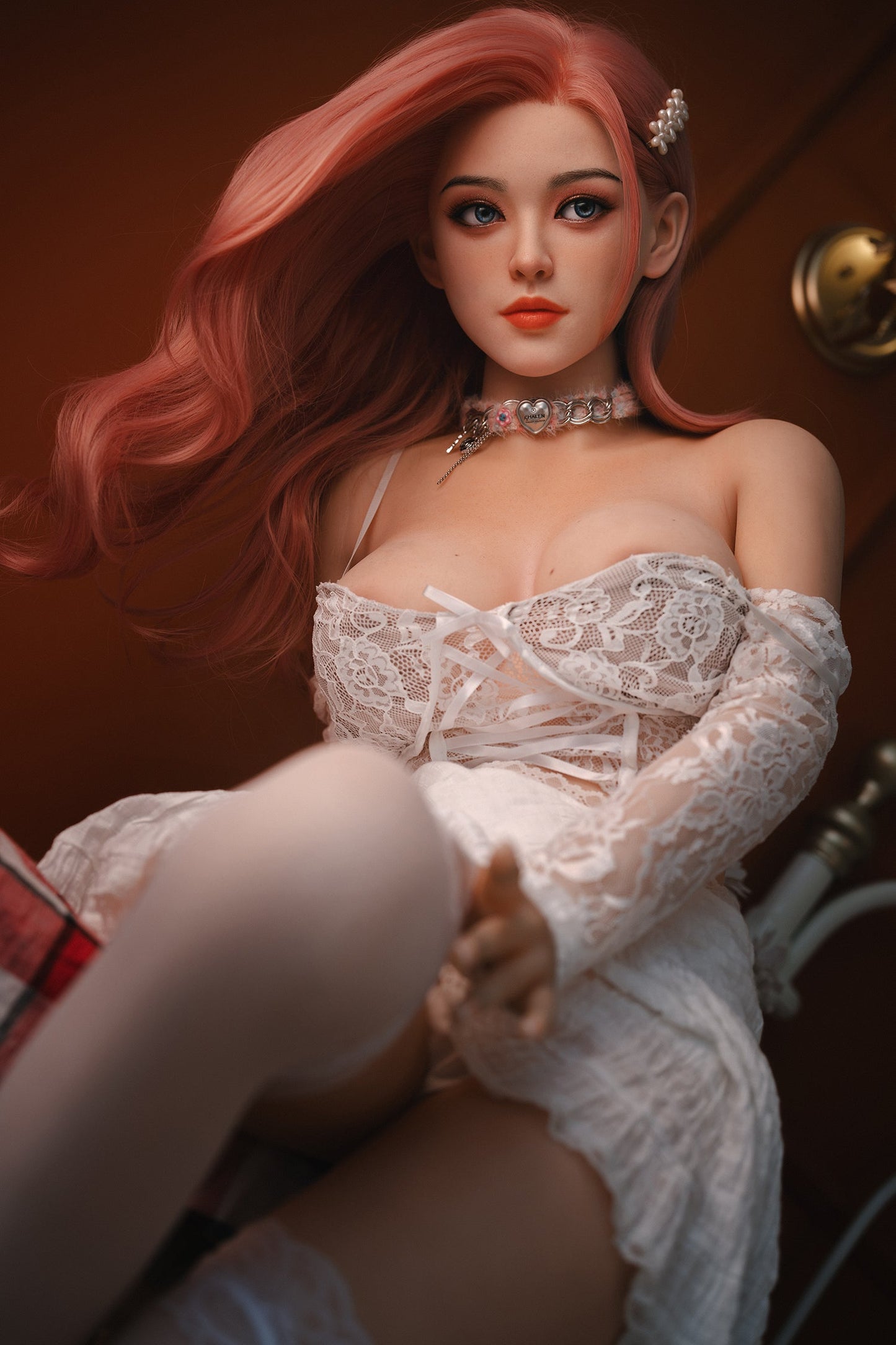 Reese -160cm/5'24" C cup Silicone Head+Tpe Body Sex Doll - SY Doll