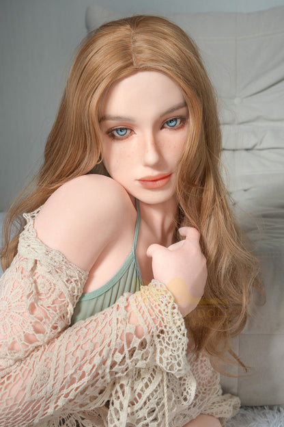 Gloria-162cm(5'31")Full Silicone Canadian Bikini Blonde Sex Doll Minus B-cup - Irontech Doll