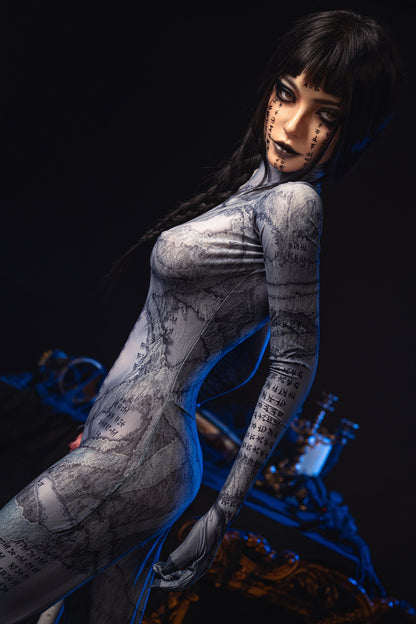 Jasmine - 166cm/5'44" C cup Silicone Head+TPE Body Sex Doll(Movable Jaw)- SY Doll