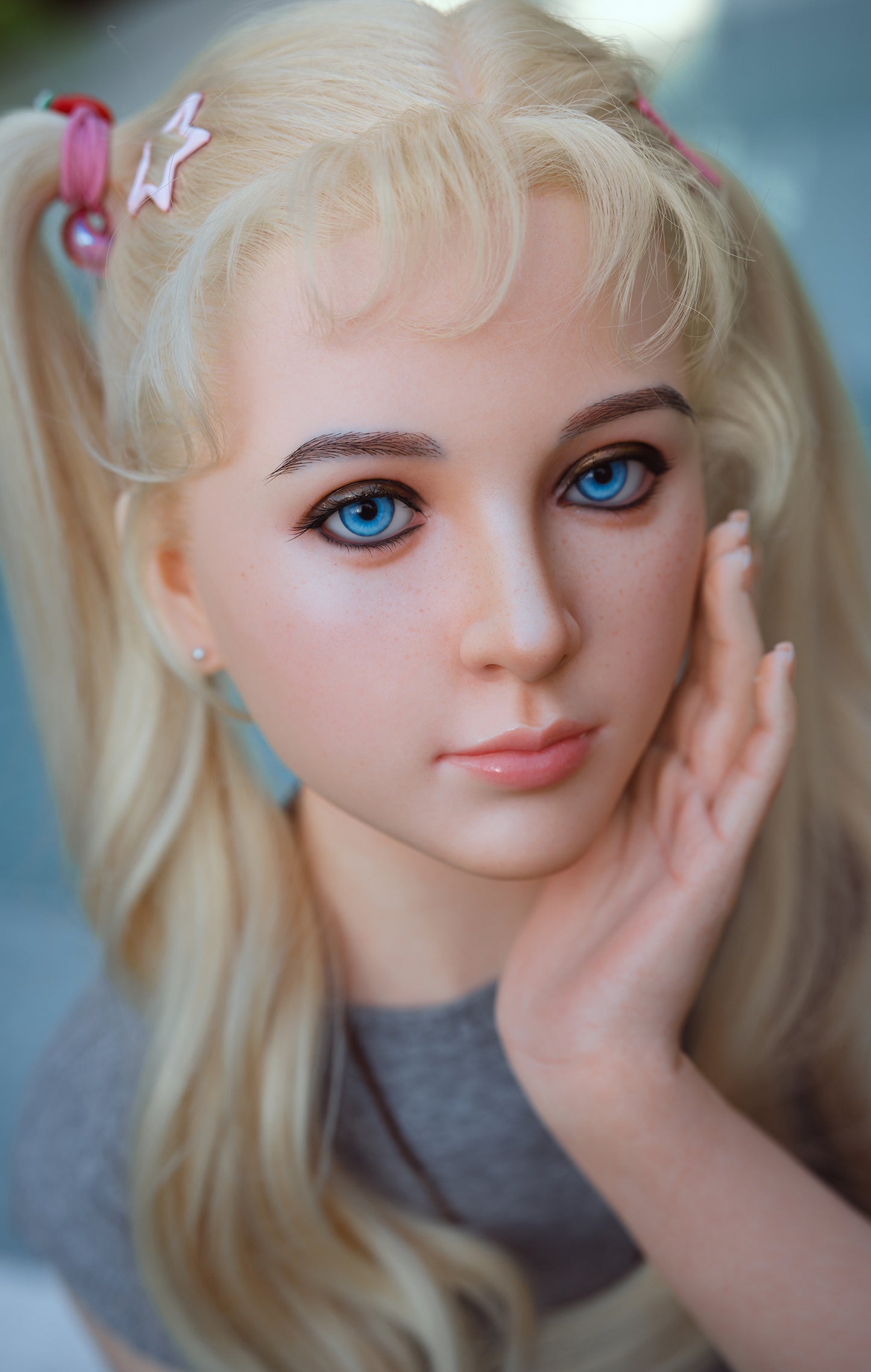 Olive- 150cm/4'92" A cup Full Silicone Sex Doll - SY Doll
