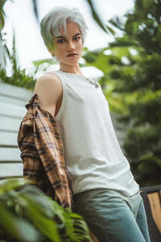 Smith-162cm(5ft24'') Male A Cup Full Silicone Sex Doll - SY Doll