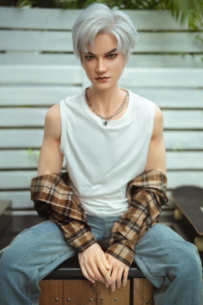 Smith-162cm(5ft24'') Male A Cup Full Silicone Sex Doll - SY Doll