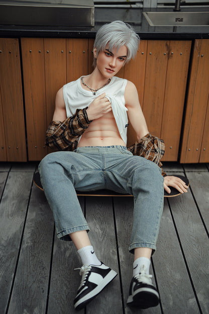 Smith-162cm(5ft24'') Male A Cup Full Silicone Sex Doll - SY Doll