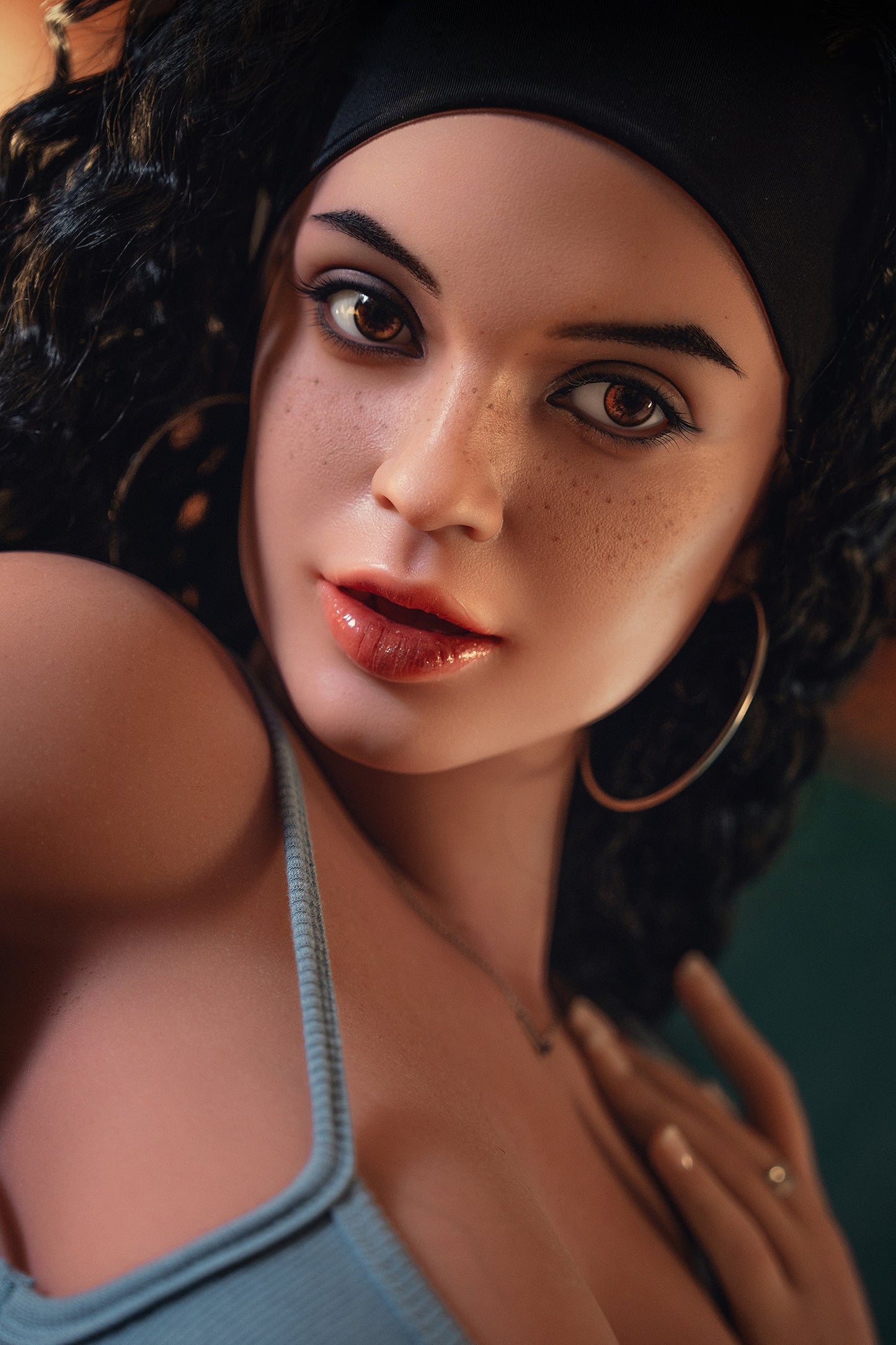 Esther - 162cm/5'31" F cup Movable Jaw Head+Tpe Body Sex Doll- SY Doll