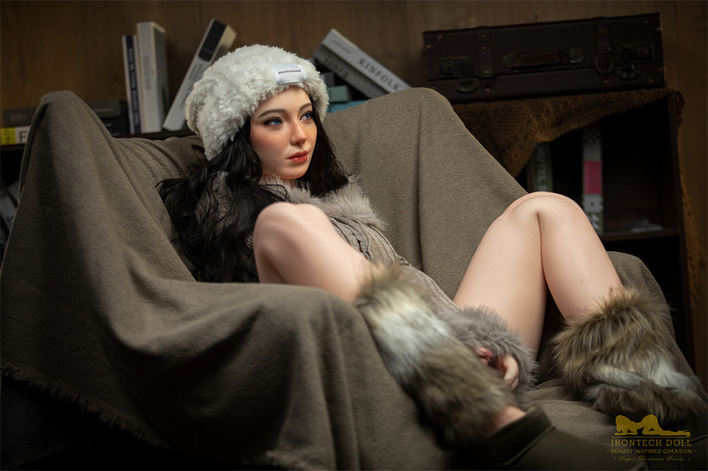 Maria-165cm(5'41")F-cup Full Silicone Asain Mega Breasts Aritist Sex Doll  - Irontech Doll