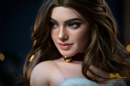 Ivy-165cm(5'41")F-cup Full Silicone Mega Breasts  Christmas Charming Blonde Sex Doll  - Irontech Doll