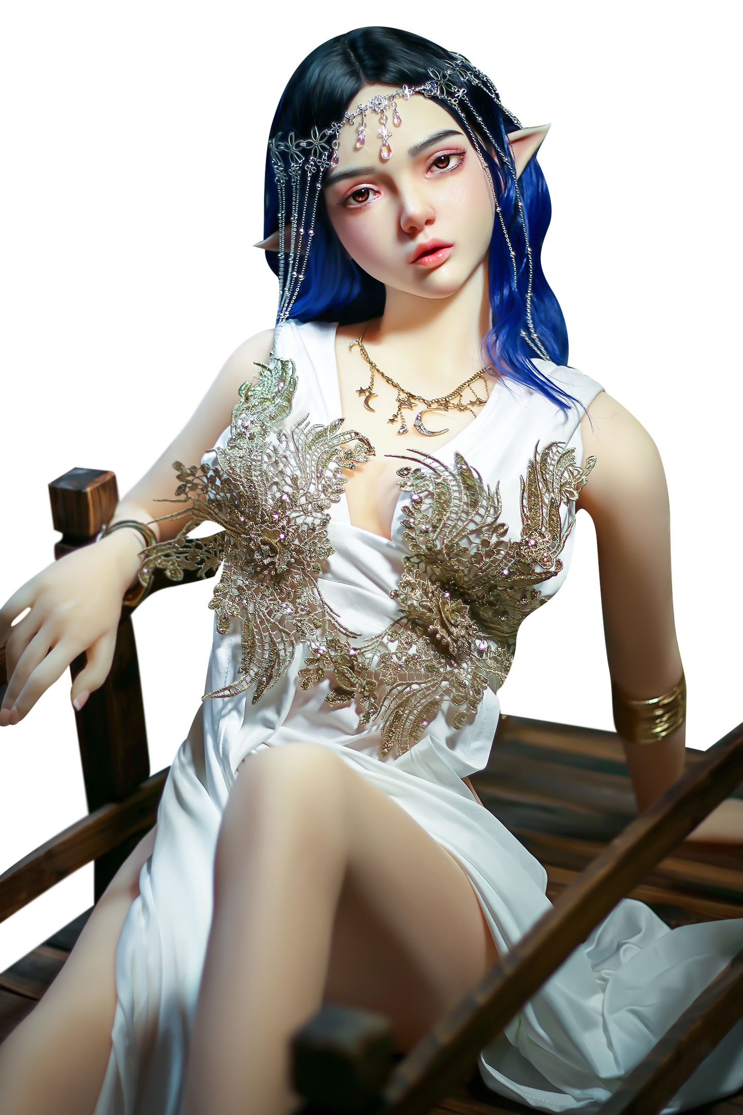 Lisa -160cm/5'24" B cup Silicone Head+TPE Body Sex Doll (Movable Jaw)- SY Doll
