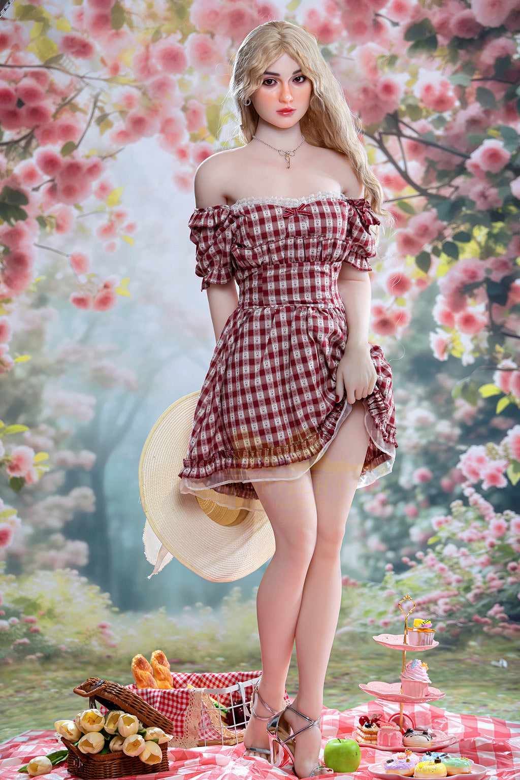 Faith-162cm(5'31'')D-cup Silicone Head TPE Body Sex Doll - Irontech Doll