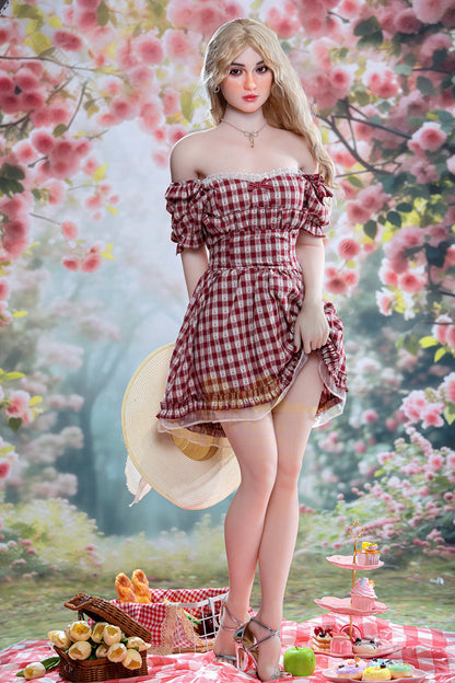 Faith-162cm(5'31'')D-cup Silicone Head TPE Body Sex Doll - Irontech Doll