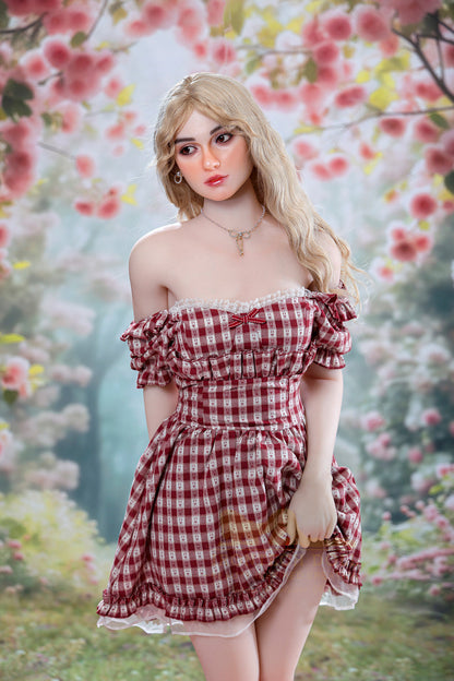 Faith-162cm(5'31'')D-cup Silicone Head TPE Body Sex Doll - Irontech Doll