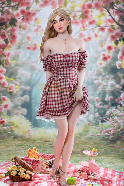 Faith-162cm(5'31'')D-cup Silicone Head TPE Body Sex Doll - Irontech Doll