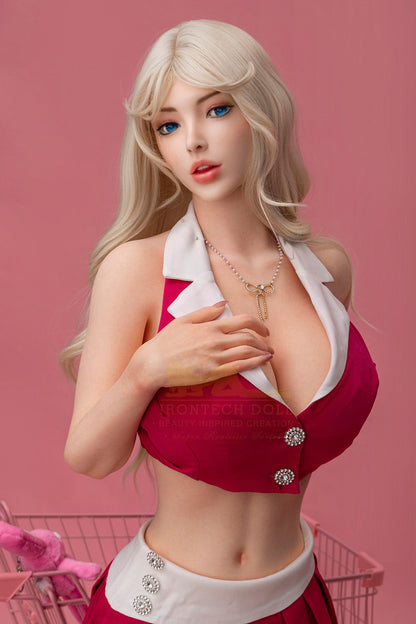 Vanessa-158cm(5'15") G-cup Full Silicone Sex Doll - Irontech Doll
