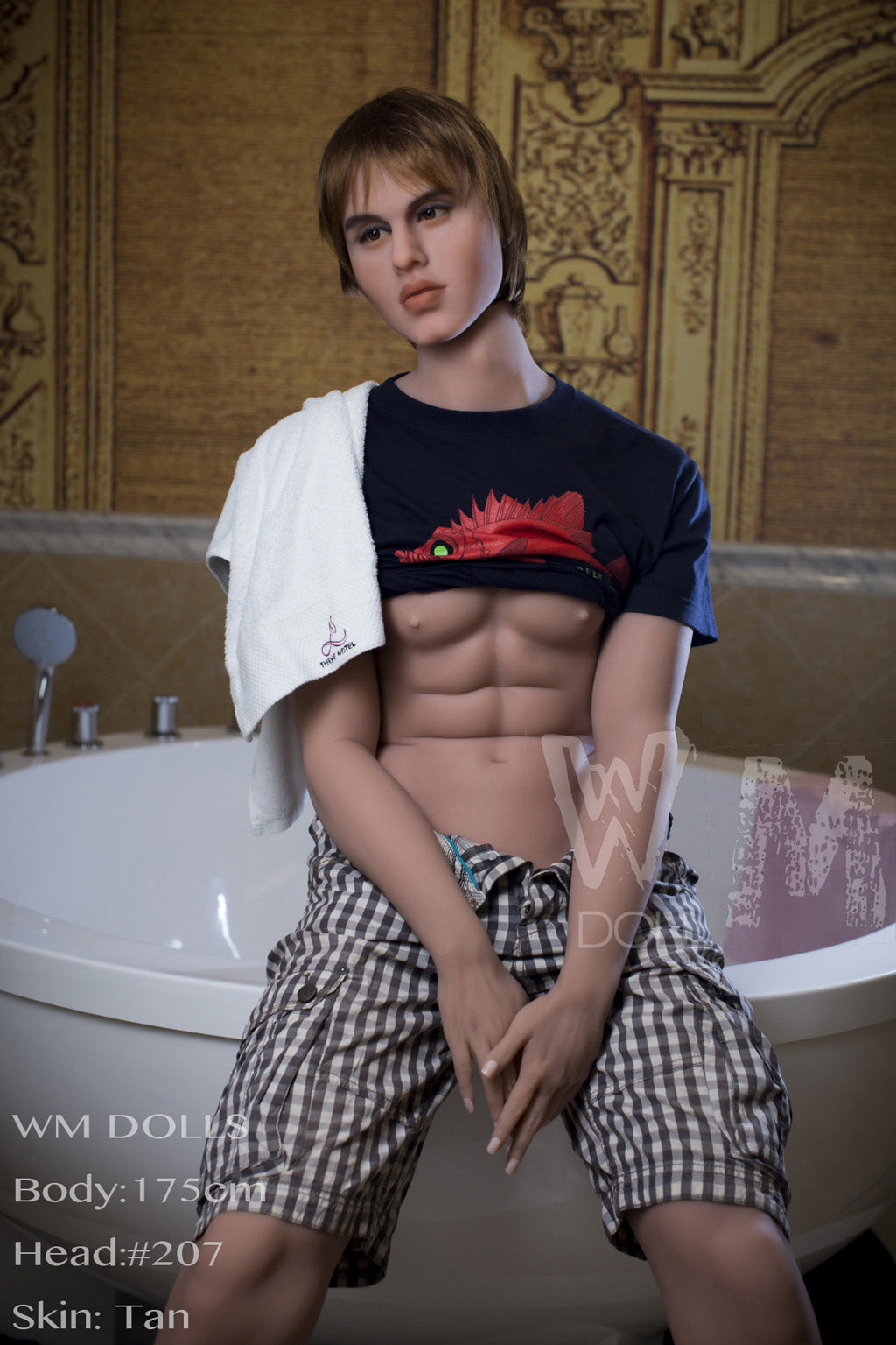 Frank- 175cm(5ft74'') Shemale TPE Sex Doll - WM Sex Doll