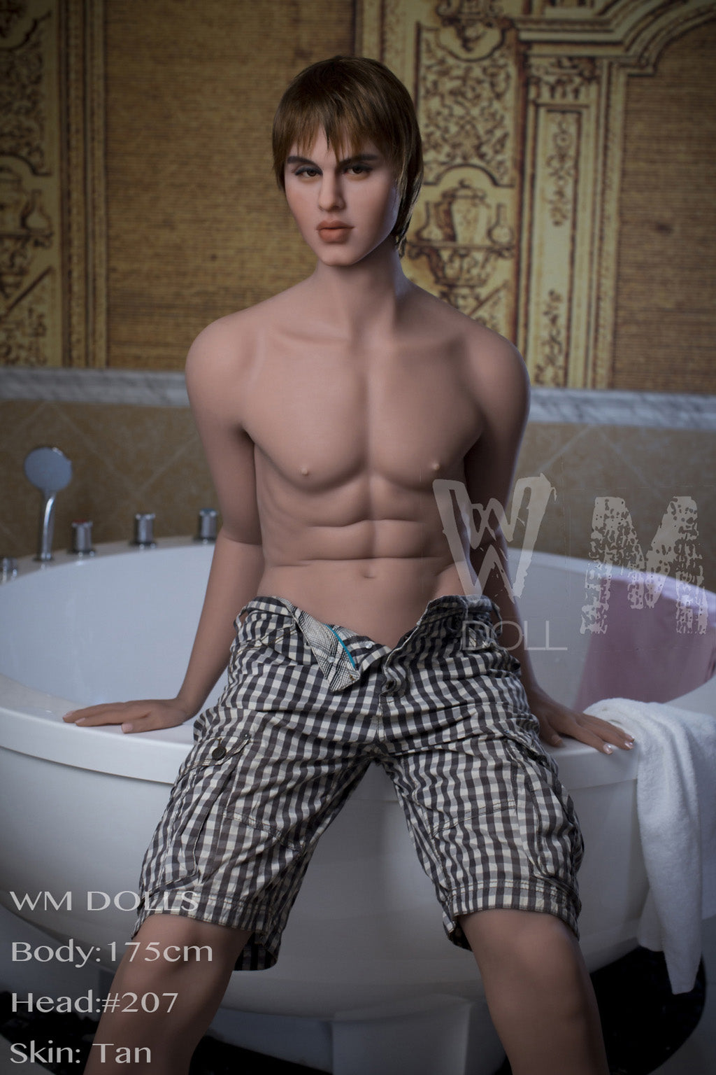 Frank- 175cm(5ft74'') Shemale TPE Sex Doll - WM Sex Doll