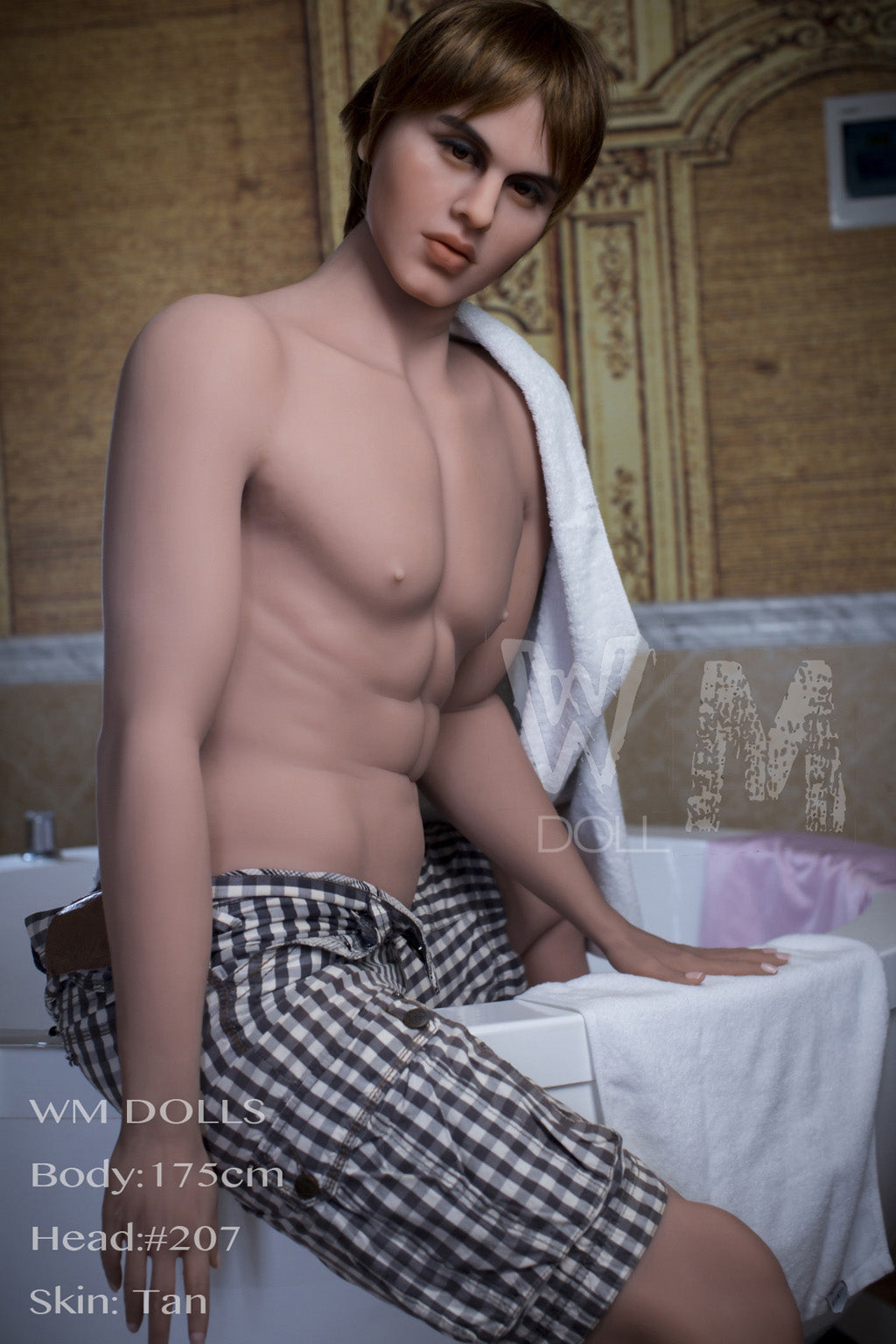 Frank- 175cm(5ft74'') Shemale TPE Sex Doll - WM Sex Doll