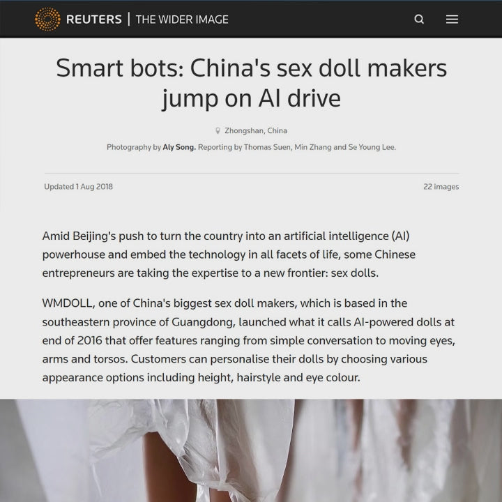 Load video: Reuters feature video about WMDOLL
