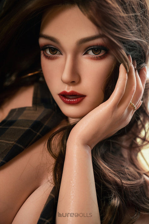 164cm/5'5" D-cup Full Silicone Sex Doll(Movable Jaw Head)-SY Doll-Alexia