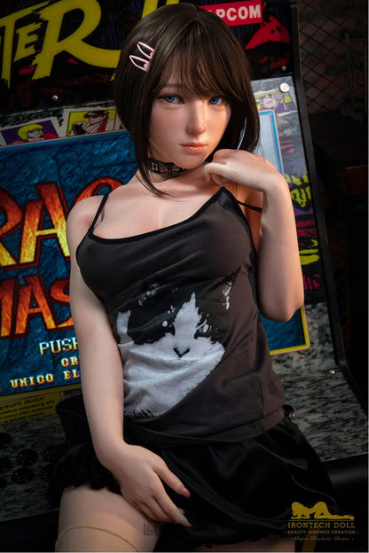 Miyuki-148cm/4'10" D-cup Full Silicone Sex Doll-Irontech Doll
