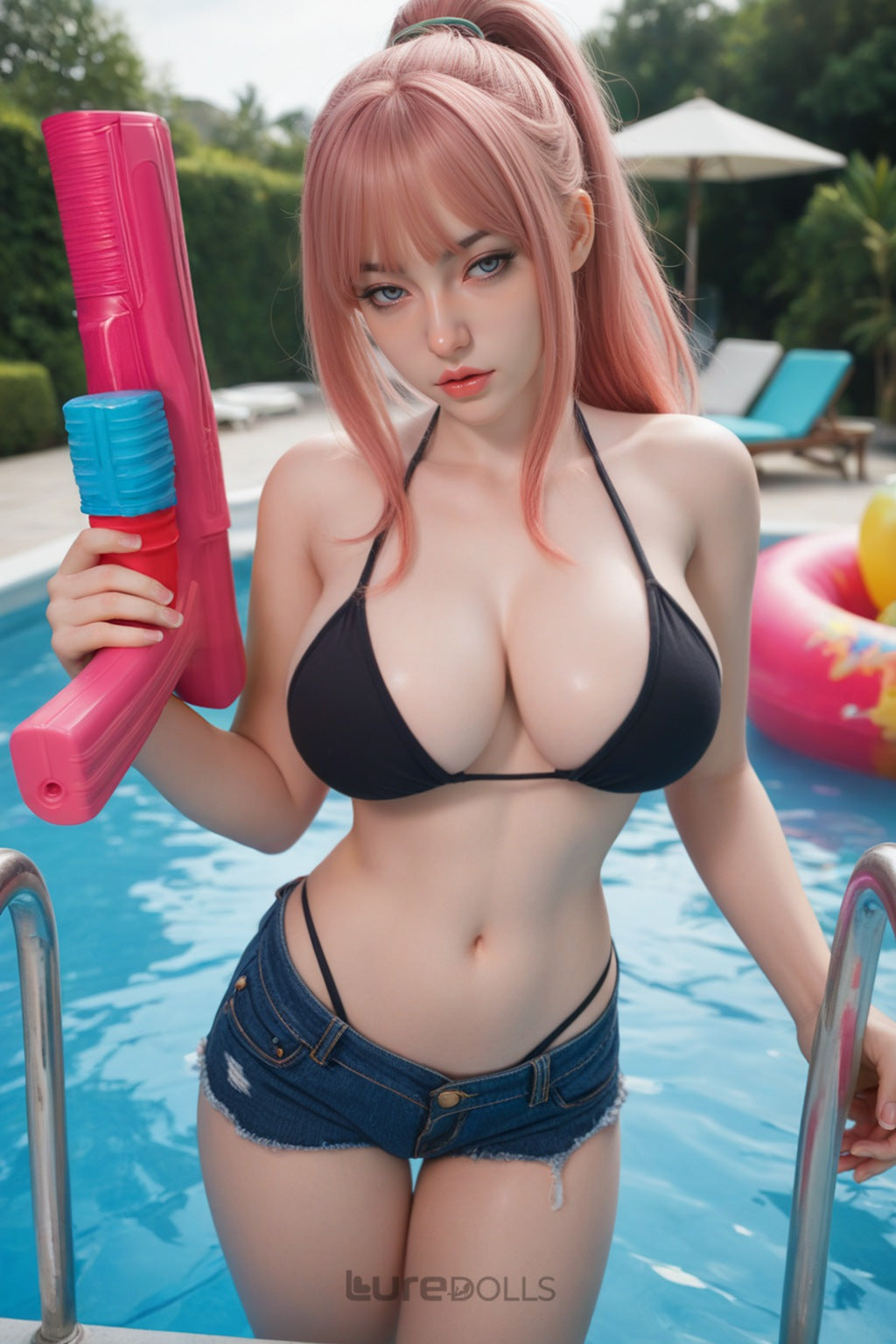 164cm/5'5" D-cup Full Silicone Sex Doll Natasha(Movable Jaw Head)-SY Doll(in Stock)