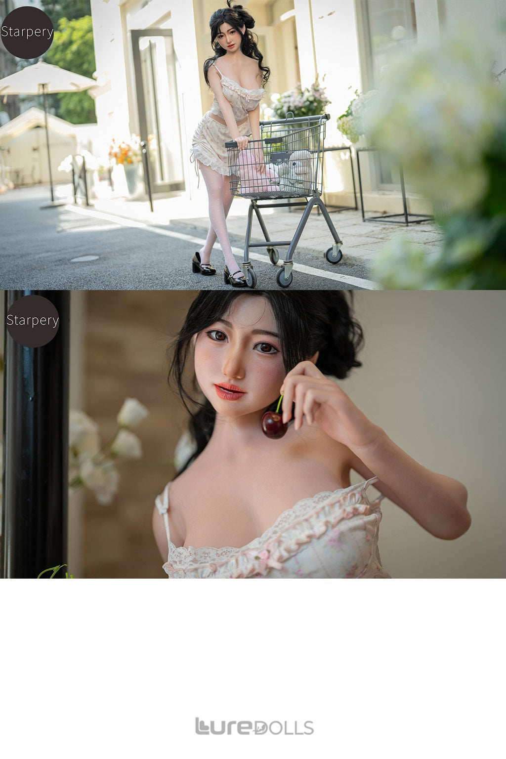 153cm/5'0" E-cup Silicone Head Sex Doll(Movable jaw head)-Starpery Doll