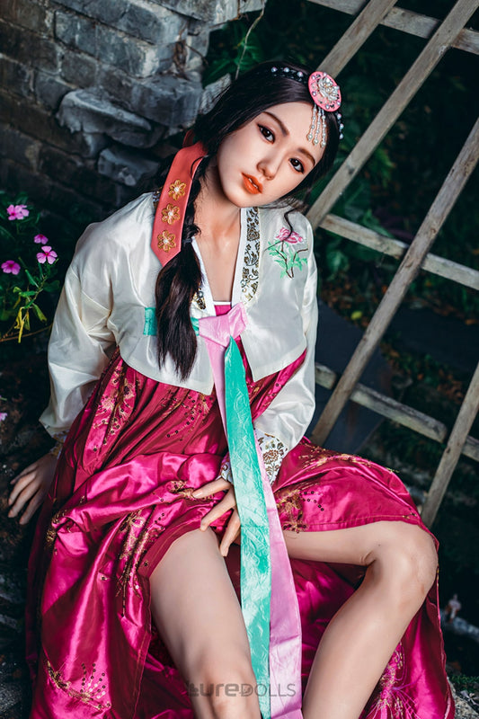 Jin(瑾儿)-163cm/5'4" G-cup Silicone Head Sex Doll-Starpery Doll