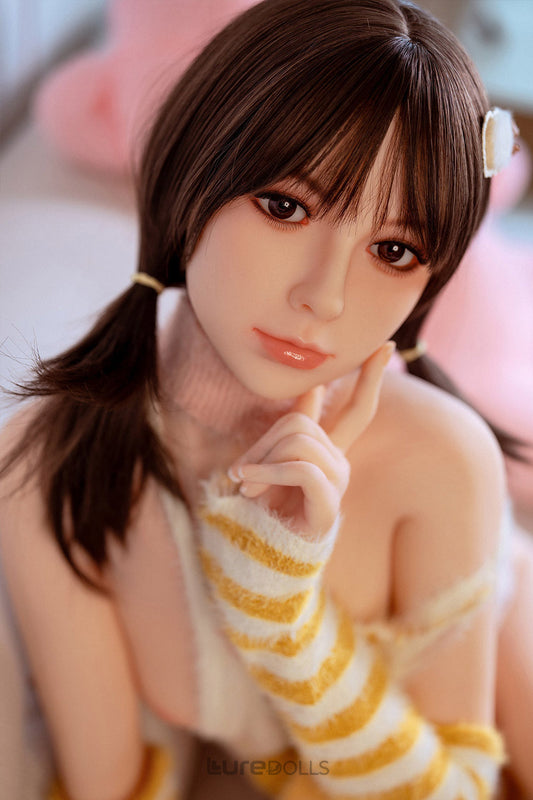 Sophia-150cm/4'92" A-cup(Flat Chest) Silicone Head+TPE Body-SY Doll