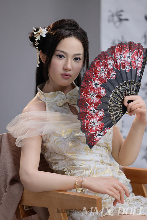 153cm/5'0" Seamless Neck Silicone Sex Doll–MMX Doll-MengFei