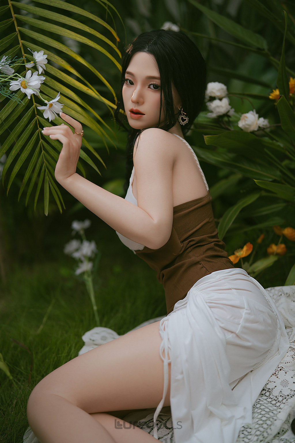 164cm/5'5" D-cup Full Silicone Sex Doll (Movable Jaw Head)-SY Doll
