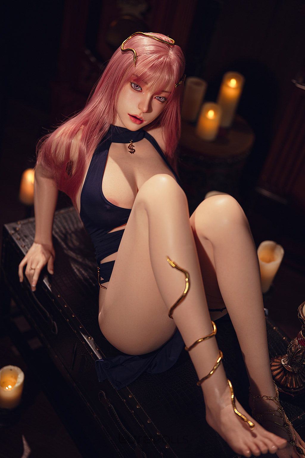 164cm/5'5" D-cup Full Silicone Sex Doll (Movable Jaw Head)-SY Doll