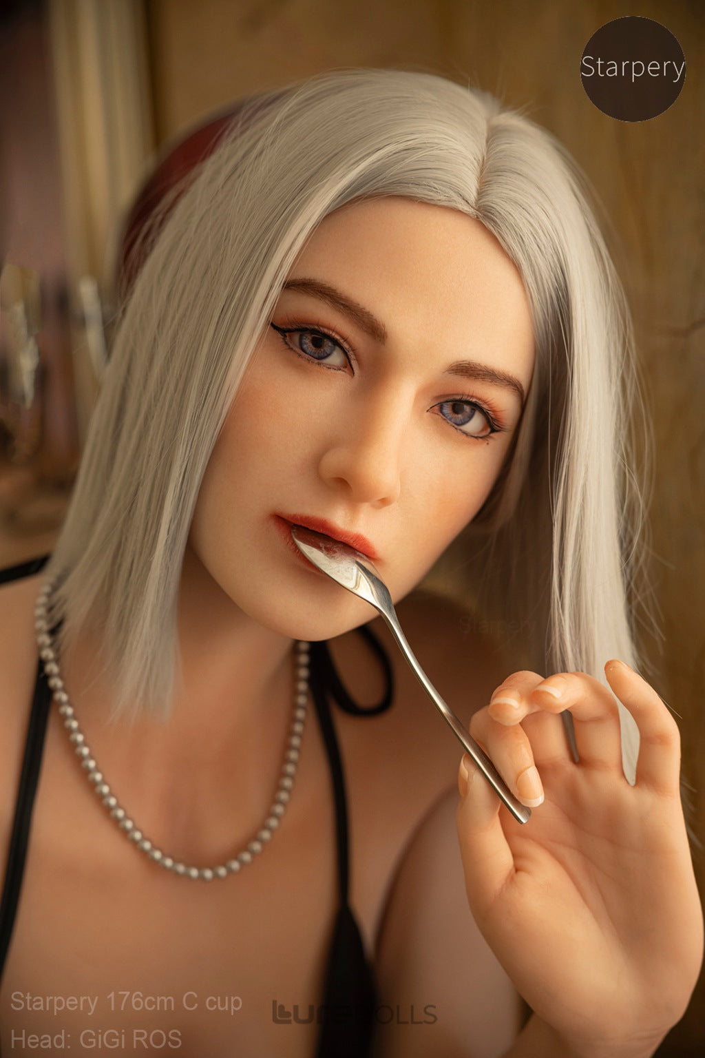 176cm/5'9" C-cup Silicone Head(Movable Jaw Head) Sex Doll-Starpery Doll