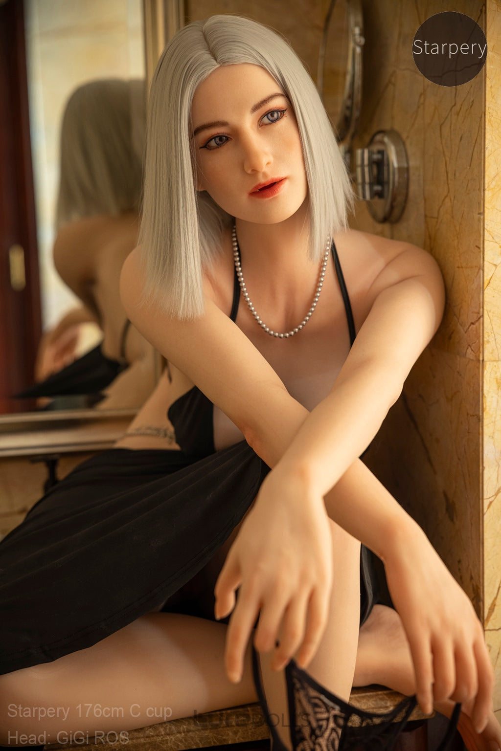 176cm/5'9" C-cup Silicone Head(Movable Jaw Head) Sex Doll-Starpery Doll