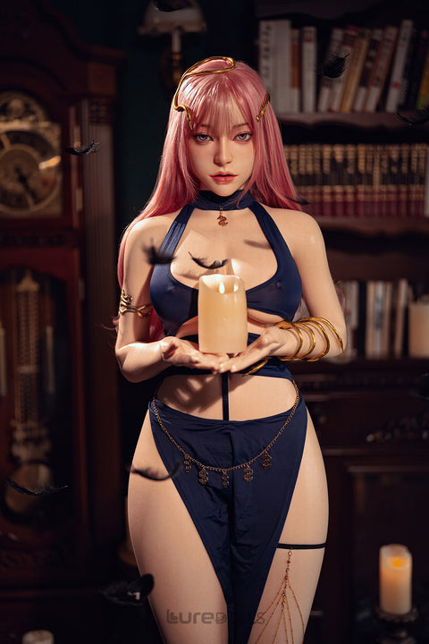 164cm/5'5" D-cup Full Silicone Sex Doll (Movable Jaw Head)-SY Doll-Amber