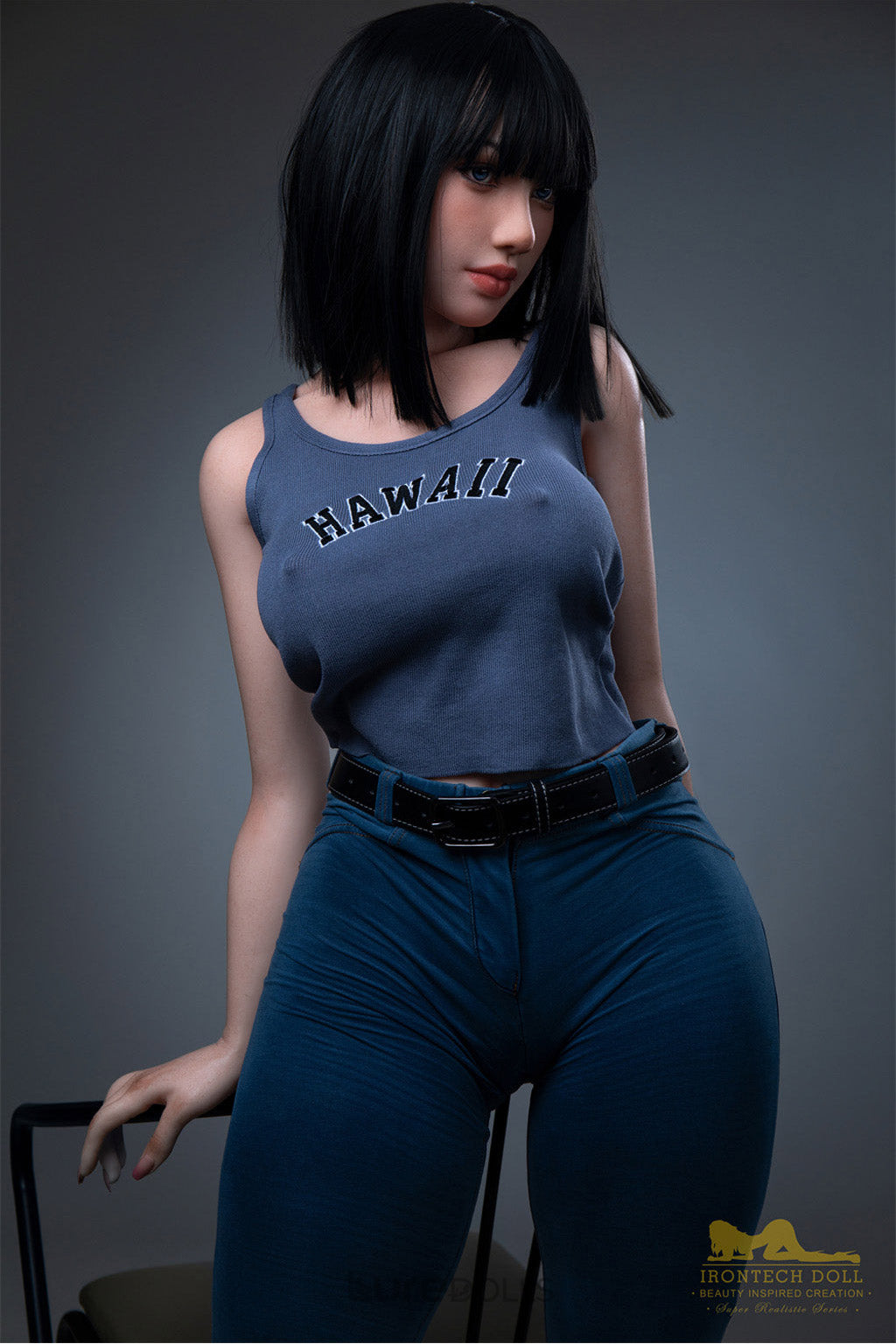 153cm/5'0" E-cup Full Silicone Sex Doll Natural-Irontech Doll