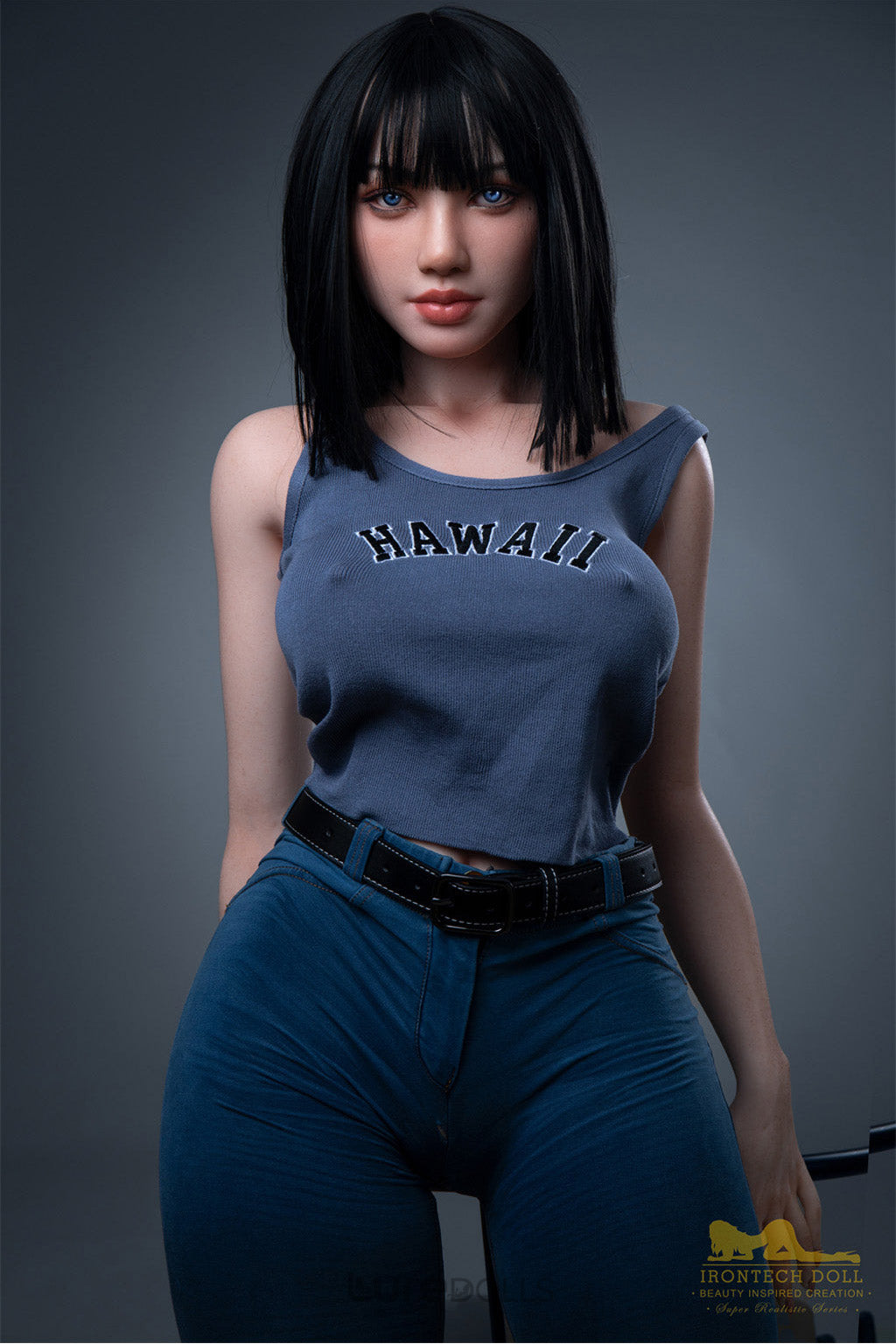 153cm/5'0" E-cup Full Silicone Sex Doll Natural-Irontech Doll